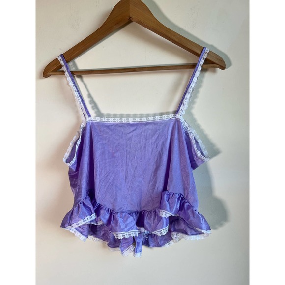 Vintage Lilac Cropped cami - Picture 4 of 4